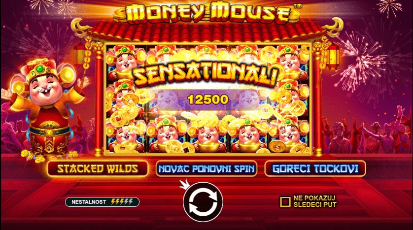 Jakpoti ya Money Mouse! Shinda zaidi ya mara 2,500!