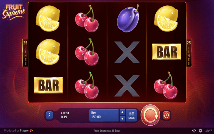 fruit slot machine online at Meridianbet Tanzania