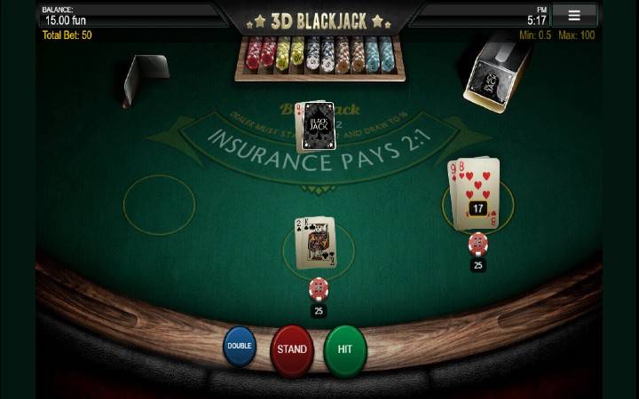 3D Blackjack