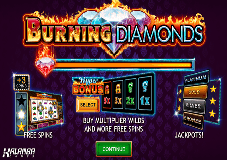 Burning Diamonds – zungusha dhahabu za moto!
