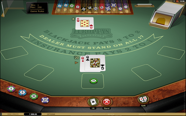 European Blackjack Gold, Microgaming, Bonasi ya Kasino Mtandaoni