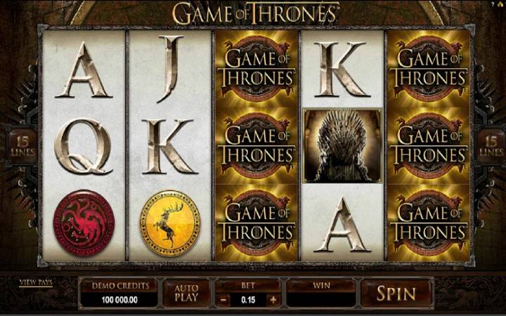 Kwa sasa unaweza kufurahia vitu kadhaa ambavyo vipo katika mfululizo wa filamu maarufu wa sloti zilizopangiliwa vyema ambazo zimeandaliwa na Microgaming - Game of Thrones! Ingia katika uhondo wa kuburudisha sana na ucheze sloti hiii ya video inayopendeza sana iliyopata hamasa kutoka kwa mfululizo wa filamu zenye jina kama hillo. Game of Thrones inakuja ikiwa na vionjo vingi kama vitano vya bonasi! Sloti ya Game of Thrones inatazamia zaidi kwenye vitufe vinne vya mizunguko ya bure. Vitufe vya mizunguko ya bure vinatokana na nyumba za Westeros na vina sifa zake zenyewe zikiwa na vizidisho tofauti na alama zilizowekwa pamoja na milolongo katika alama hizo ambapo zinaweza kukupelekea kwenye malipo makubwa mno. Sloti hii ya video inayopendeza sana imepangiliwa kwa milolongo mitano katika safu tatu. Kuna matoleo mawili ya gemu hii, moja likiwa na mistari 15 ya malipo na mwingine ukiwa na mistari 243 ya malipo, kokote utakakochagua, bado unahakikishiwa raha kubwa. Game of Thrones – kitufe cha bonasi! Vitufe gani vya bonasi ambavyo vimo katika gemu ya kipekee ya Game of Thrones? Game of Thrones inakuja ikiwa na vionjo vitano vya bonasi. Kuna kionjo cha bonasi cha scatter ambapo unaweza kushinda zawadi za pesa taslimu bila ya mpangilio maalum. Zile zingine nne zimetokana na nyumba nne za Westeros. Kile kitufe cha bonasi za scatter kinafanyaje kazi? Inacheza wakati ukiwa umepata alama za scatter za Iron Throne zipatazo mbili na kisha ukashinda ushindi ambao ni mkubwa kwa mara nyingi zaidi ya dau lako. Game of Thrones, Bonasi ya Kasino Mtandaoni Kivutio kikubwa ni vitufe vinne vya bure ambapo unaweza ukapata nafasi ya kuhudumia katika moja kati ya nyumba nne kubwa za Westeros. Kila nyumba ina uwezo wake wa kipekee wa mizunguko ya bure inayopendeza. Kitufe kinawashwa kwa kupata alama tatu za scatter Iron Thrones. Kila nyumba inakupatia idadi ya kipekee ya mizunguko ya bure, idadi ya kipekee ya vizidisho na alama zilizopo sehemu moja. Ni machaguo gani manne ambayo yapo wakati wa kitufe cha bonasi ya mizunguko ya bure? Ile Baratheon Spins inakuzawadia mizunguko nane ya bure na kizidisho cha 5x, ile Lannister Spins inakuzawadia mizunguko kumi ya bure na kizidisho cha 4x, Stark Spins inakuzawadia mizunguko 14 ya bure na kizidisho cha 3x na alama kubwa tano, Targaryen Spins inakuzawadia mizunguko 18 ya bure na kizidisho cha 2x na alama sita ngumu! Game of Thrones Game of Thrones ni alama ya wild na inaweza kutokea katika gemu kuu na mizunguko ya bure na inaweza kuonekana katika ugumu uliopo. Jokeri anachukua nafasi ya alama zote isipokuwa alama ya scatter ya Throne. Pia, inatakiwa kukumbukwa kwamba sloti hii kubwa ina kitufe cha Kubashiri, ambacho, kubashiri na kukuruhusu mteja kufanya ushindi wako uwe ni mara mbili. Uhakika (RTP) wa gemu hii kubwa ni 95.03% wakati mpangilio wa sloti ni kwenye mistari 15 ya malipo na 95.07% katika toleo la mistari 243 ya malipo. Habari njema ni kwamba inaweza kuchezwa katika sehemu zote. Unaweza kuona maelezo ya gemu bora za kasino kupitia hapa.