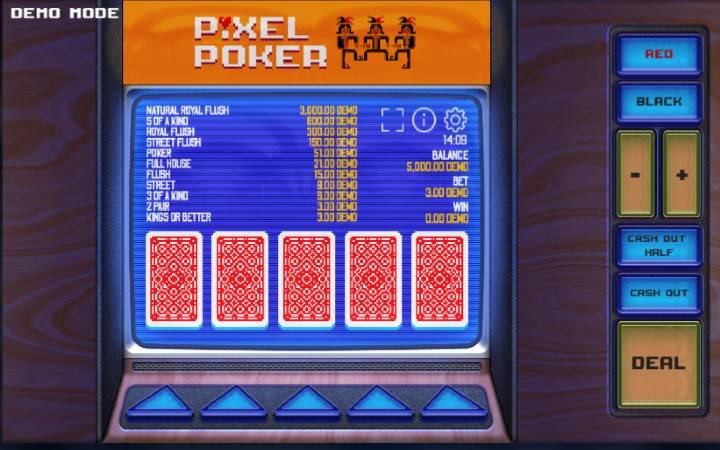 Pixel Poker, Bonasi ya Kasino Mtandaoni