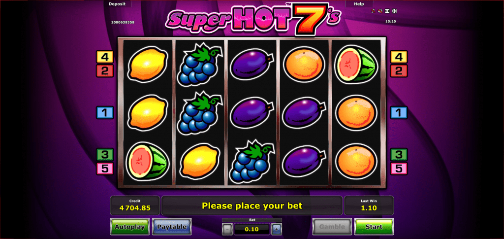 Super Hot 7. Greentube