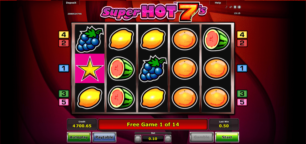 Super Hot Seven, Greentube