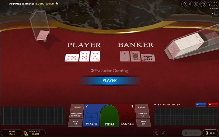 First Person Baccarat, Evolution