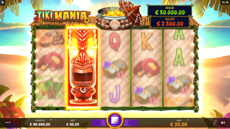Tiki Mania, Microgaming, Bonasi ya Kasino Mtandoani, Polynesia, Sea, Sun Tiki Mania, Microgaming