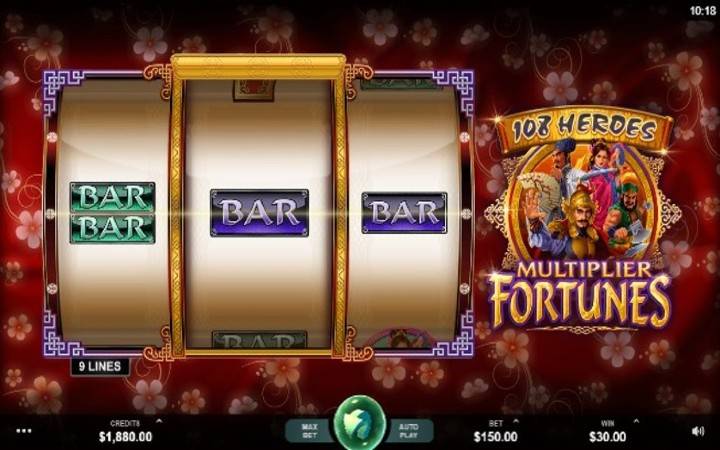 wa 108 Heroes Multiplier Fortunes, na sasa tunalo toleo jipya, lililoboreshwa la 108 Heroes Multiplier Fortunes. Tazama