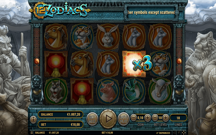 12 Zodiacs - sloti ya nyota iliyojaa gemu za bure!