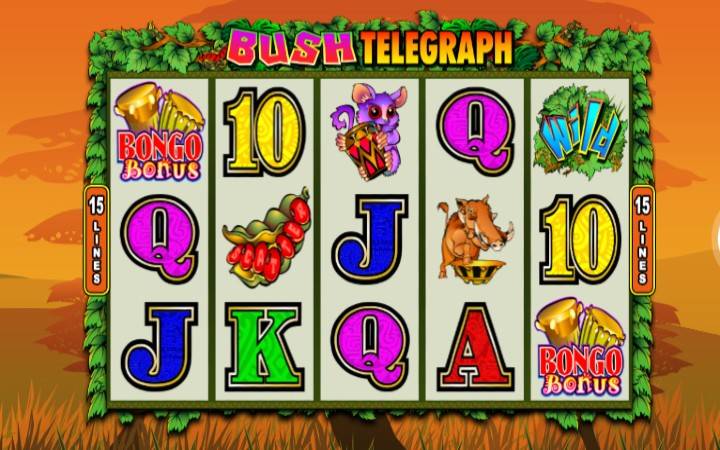  Ni mchanganyiko huu wa kufurahisha ambao unaweza kupatikana katika mchezo wa Bush Telegraph, mtoaji maarufu wa michezo ya kasino, Microgaming. Sloti ina picha bora na sifa muhimu ya ziada.