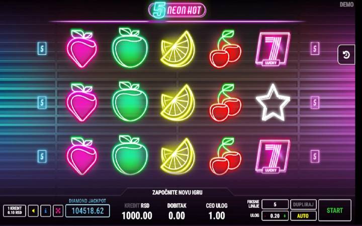 5 Neon Hot
