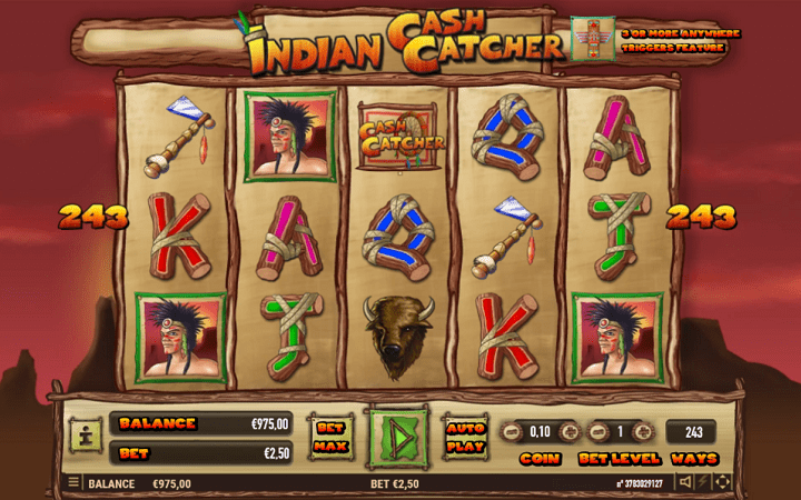 Alama za sloti ya Indian Cash Catcher
