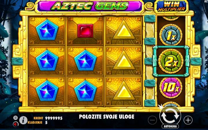 Aztec Gems, Bonasi ya kasino mtandaoni 