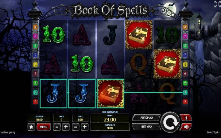 Alama za sloti ya Book of Spells