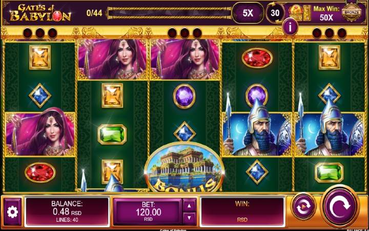 Gates of Babylon, Bonasi ya Kasino Mtandaoni