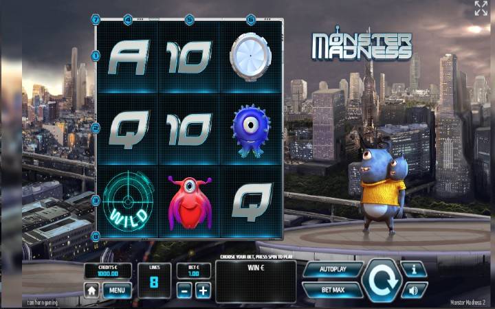 Monster Madness, Bonasi ya Kasino Mtandaoni