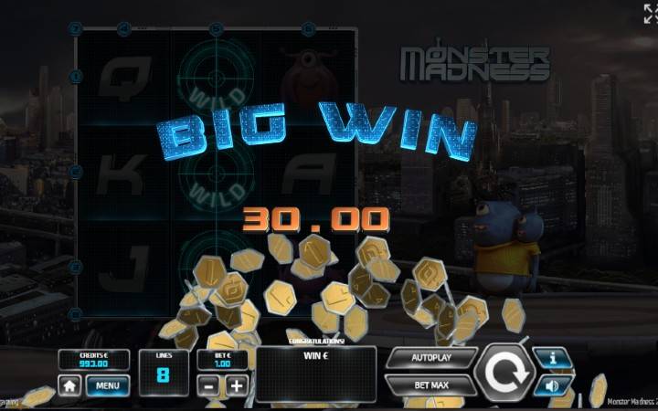 Monster Madness, Bonasi ya Kasino Mtandaoni