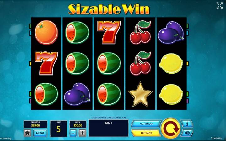 Sizable Win, Bonasi ya Kasino Mtandaoni