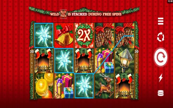 Deck the Halls - furahia maajabu ya Mwaka Mpya wa kasino!