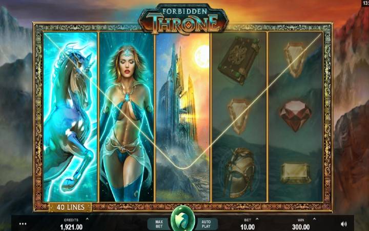 Kuhusu alama za sloti ya Forbidden Throne