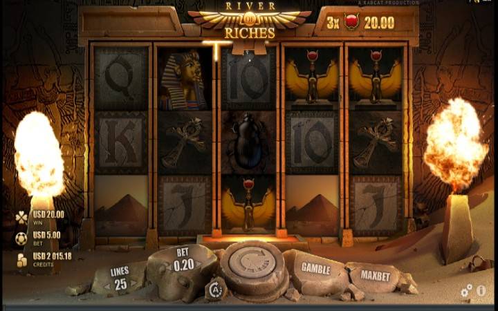 River of Riches, Bonasi ya Kasino Mtandaoni