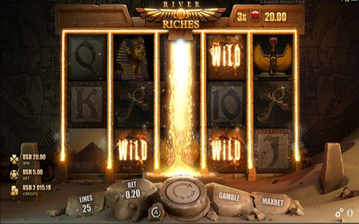 River of Riches, Bonasi ya Kasino Mtandaoni