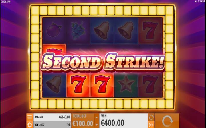 Second Strike, Bonasi ya Kasino Mtandaoni