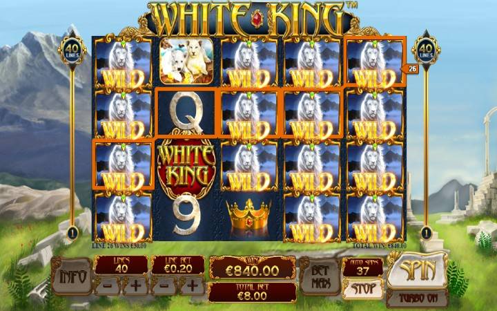 Alama za sloti ya White King
