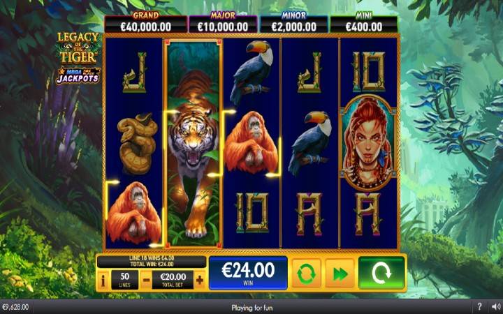 Mega Fire Blaze Jackpots Legacy of the Tiger: Jokeri