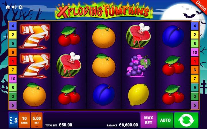 Bonasi ya Kasino Mtandaoni: Xploding Pumpkins