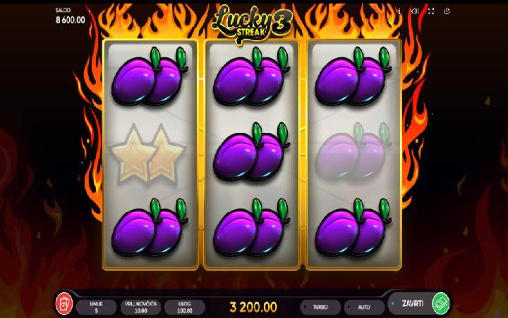 Lucky Streak 3, Bonasi ya Kasino Mtandaoni