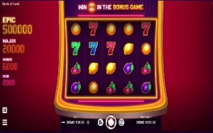 Cycle of Luck, Cycle of Luck &#8211; sloti ya jakpoti ya mada ya matunda!, Online Casino Bonus
