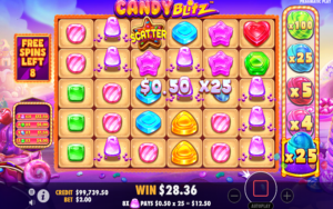 Mchezo mpya wa Candy Blitz slots