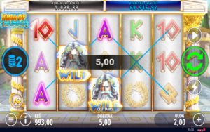 Jinsi alama wild inavyonekana kwenye sloti ya 'King Of Thunder'