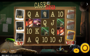 Case Closed is an online slots game available on Meridianbet's Casino.