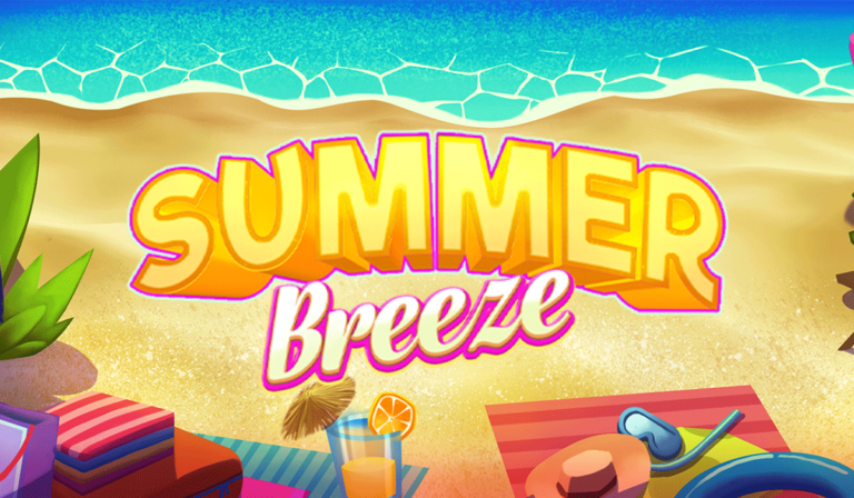 Summer Breeze Slots Game Cover Image.