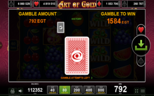 Sloti ya Art Of Gold mchezo wa kasino mtandaoni ulioandaliwa na EGT Casino.