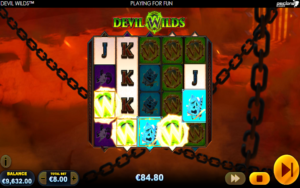 Sloti ya devil wilds ikiwa na bonasi ya Inferno.