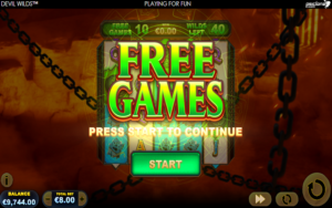 Devil WIlds | Mizunguko ya bure | Playtech