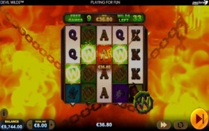 Devil Wilds | Mizunguko ya Bure - Playtech