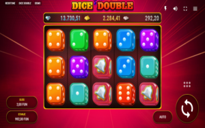 Muonekano wa sloti ya Dice Double