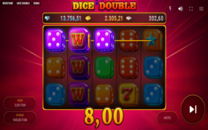 Alama ya wild(jokeri) kwenye sloti ya Dice Double