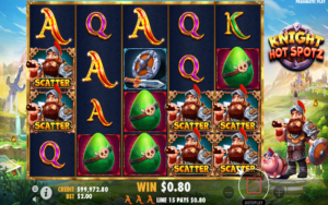 Knight Hot Spotz | Alama ya scatter inayoleta mizunguko ya bure kasino | Pragmatic Play online casino games