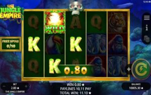 Sloti ya The Jungle Empire | Mizunguko ya bure | Booming Games