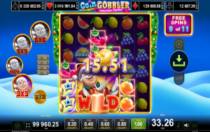 Coin Gobbler Christmas Edition | Mizunguko ya bure | Amusnet Interactive