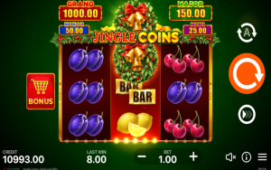 Jingle Coins Hold and Win | New slot games online | Playson casino slots
