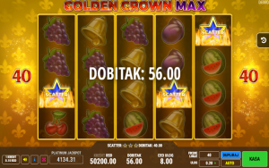 Golden Crown Max | Alama ya scatter inavyofanya kazi kwenye sloti | Fazi casino slots