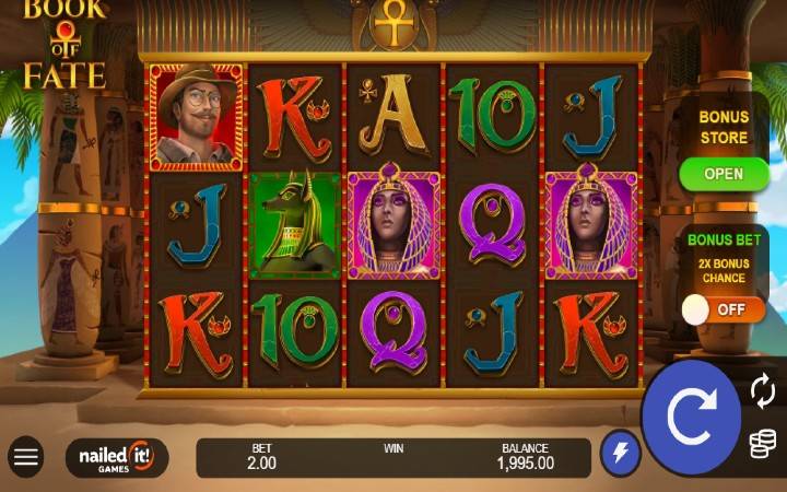 Sloti ya Book of fate | sloti | michezo ya kasino | casino games