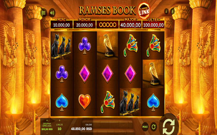 Ramses Book Flaming Link | A new casino game about slots