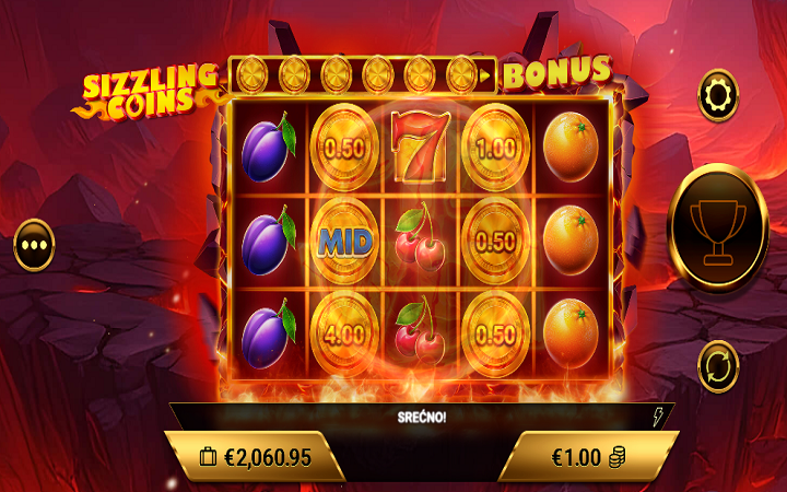Sizzling Coins | Casino bonus | bonasi za casino